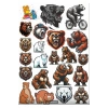 Kızgın Ayı Sticker Set 2
