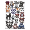 Sevimli ve Kızgın Köpekler Sticker Set 2