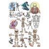 Genç İskelet Sticker Set 1