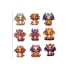 Sevimli Ejderhalar Sticker Set