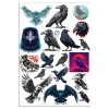 Crow Karga Sticker Set