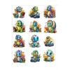Sevimli Dinozor Sticker Set