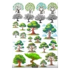 Ağaçlar Sticker Set 1