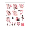 Pembe Temalı Sticker Set