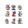 Renkli Ejderhalar Sticker Set