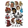 Spartacus Gladyator Sticker Set 1