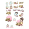 Tatlı Kız Sticker Set