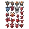 Kızgın Boğa Sticker Set 1