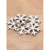 5’li MDF Kar Tanesi Süs | 5x5 cm | Ahşap Dekor & Hobi Boyama