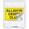 Allahın Dediği Olur Sticker 20X28 Cm