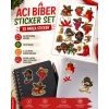 Acı Biber Sticker Set 13 Parça Telefon, Tablet, Defter, Laptop Sticker