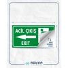 Acil Çıkış Sticker 20X28 Cm