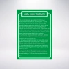 acil çıkış talimatı Sticker 20X28 Cm