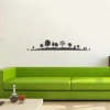 Ağaçlar Silüet Sticker 120x20 Cm