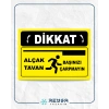 Alçak Tavan 21x29 Arkası Yapışkanlı Sticker 20X28 Cm