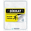 Alçak Tavan 21x29 Arkası Yapışkanlı Sticker 20X28 Cm
