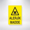 Alerjik Madde Sticker 20X28 Cm
