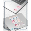 Anime Kızı Sticker Set 1 15 Parça Telefon, Tablet, Defter, Laptop Sticker