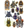 Anubis Sticker Set-2 9 Parça Telefon, Tablet, Defter, Laptop Sticker