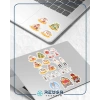 Aşçı Chef Sticker Set-1 15 Parça Telefon, Tablet, Defter, Laptop Sticker