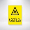 Asetilen Sticker 20X28 Cm
