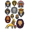 Aslan Kral Sticker Set-1 13 Parça Telefon, Tablet, Defter, Laptop Sticker