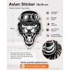 Aslan Sticker 10x10 cmRenkli Sticker