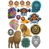 Aslanlar Lions Sticker Set-2 17 Parça Telefon, Tablet, Defter, Laptop Sticker