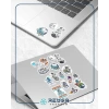 Astronot Sticker Set 11 17 Parça Telefon, Tablet, Defter, Laptop Sticker