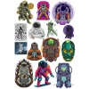 Astronot Stikcer Set-4 12 Parça Telefon, Tablet, Defter, Laptop Sticker