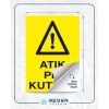 Atık Pil Kutusu Sticker 20X28 Cm