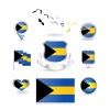 Bahamalar Sticker Set