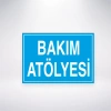Bakım Atölyesi Sticker 20X28 Cm