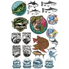 Balık Balıkçı Sticker Set 17 Parça Telefon, Tablet, Defter, Laptop Sticker