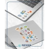 Balık Stikcer Set-1 15 Parça Telefon, Tablet, Defter, Laptop Sticker