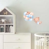 Balon Demetiyle Uçan Sevimli Ayıcık Duvar Stickerı