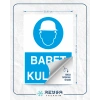 Baret Kullan İş Güvenlik Panosu Sticker 20X28 Cm