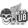 Bikers Club Sticker 10x10 cmRenkli Sticker