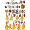 Bira Sticker Set 4 24 Parça Telefon, Tablet, Defter, Laptop Sticker