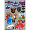 Boğa Sticker Set 20 Parça Telefon, Tablet, Defter, Laptop Sticker