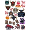 Boğa Sticker Set 20 Parça Telefon, Tablet, Defter, Laptop Sticker