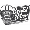 Brutal Biker Sticker 10x10 cmRenkli Sticker
