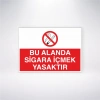 Bu Alanda Sigara İçmek Yasaktır Sticker 20X28 Cm