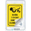 Bu Bina Kamera ile İzlenmektedir Sticker 20X28 Cm