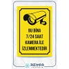 Bu Bina Kamera ile İzlenmektedir Sticker 20X28 Cm