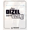 Bu Dizel Seni Üzer Oto Cam Sticker 17x17 Cm Siyah