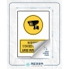 bu iş yerinde 7/24 ses ve görüntü kaydı yapılmaktadır Sticker 20X28 Cm