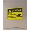 Bu Site 24 Saat Kamera ile İzlenmektedir Sticker 20X28 Cm