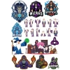 Büyücü Sticker Set 4 18 Parça Telefon, Tablet, Defter, Laptop Sticker