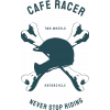 Cafe Race Sticker 10x10 cmRenkli Sticker